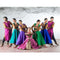 Pink With Gold Anarakali Dance Costume  Middle One